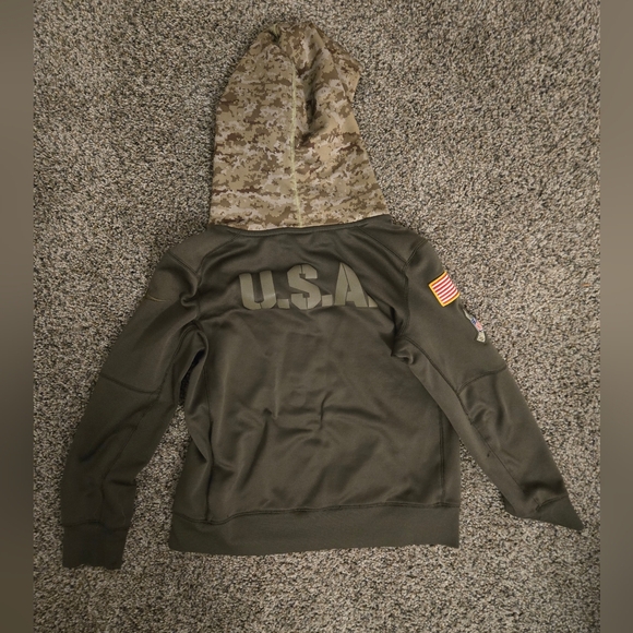 NFL Nike Salute to Service Seattle Seahawks Hoodie Sweatshirt Youth Medium - Picture 6 of 7